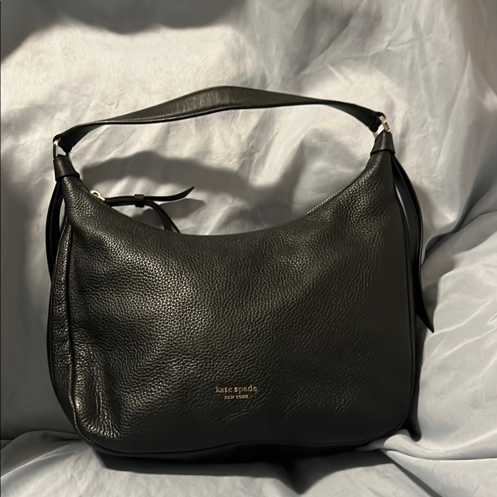 Black Leather Shoulder Bag